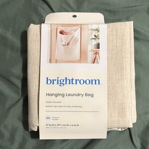 Brightroom Hanging Laundry Bag in Cream
